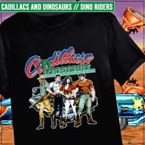 Remera "Cadillacs and Dinosaurs: Dino Riders"