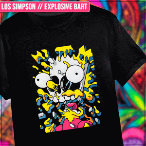 Remera "Los Simpson: Explosive Bart"