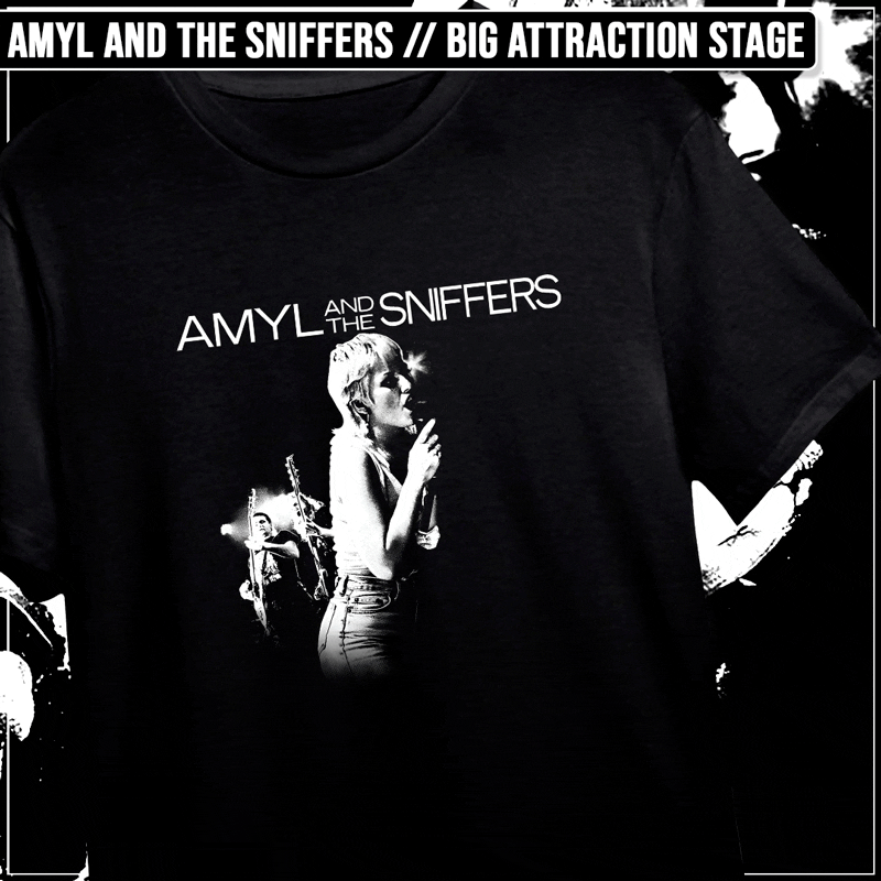 Remera "Amyl and the sniffers: Big Attraction Stage"