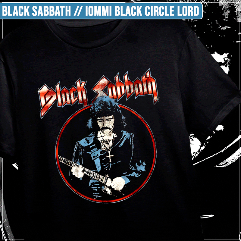 Remera "Black Sabbath: Iommi Black Circle Lord"
