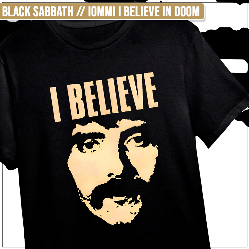 Remera "Black Sabbath: Iommi I Believe in Doom"