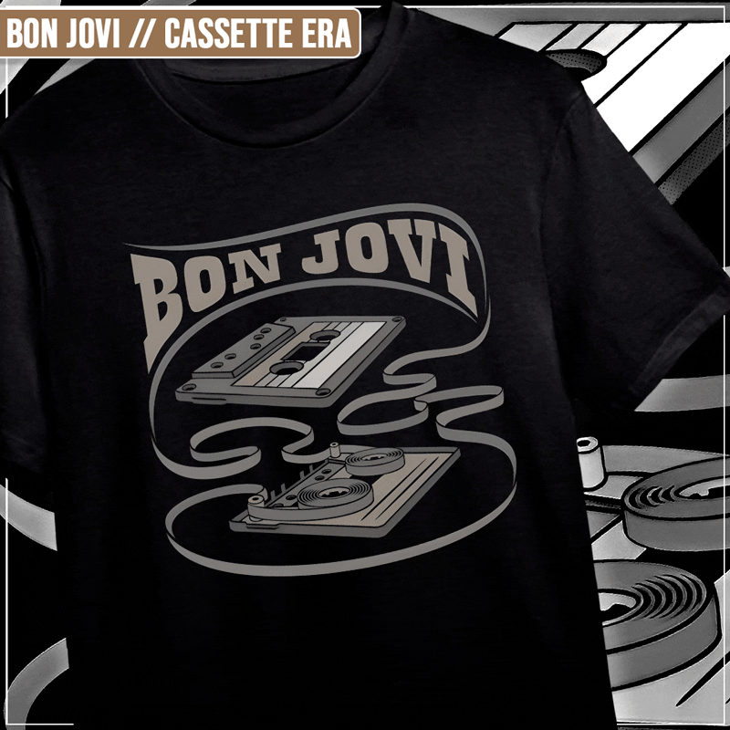 Remera "Bon Jovi: Cassette Era"