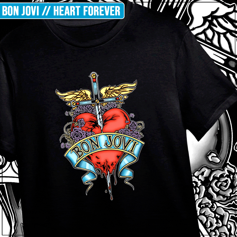 Remera "Bon Jovi: Heart Forever"