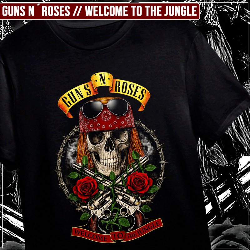 Remera "Guns n´ Roses: Welcome to the jungle"