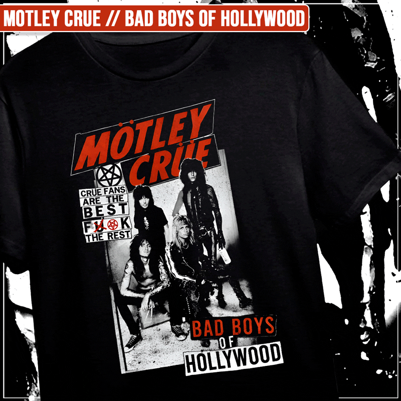 Remera "Motley Crue: Bad Boys of Hollywood"