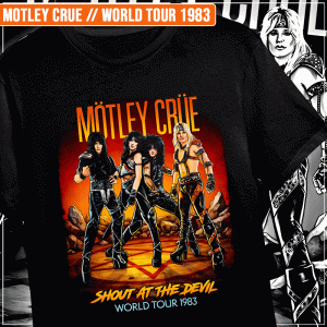 Remera "Motley Crue: World Tour 1983"