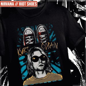 Remera "Nirvana: Riot Shoes"