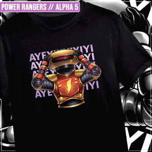Remera "Power Rangers: Alpha 5"