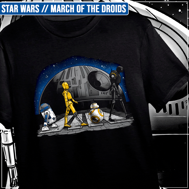 Remera "Star Wars: March of the Droids"