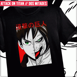 Remera "Attack on Titan: Dos Mitades"