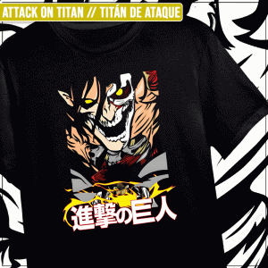 Remera "Attack on Titan: Titán de Ataque"