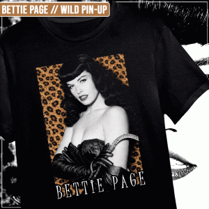 Remera "Bettie Page: Wild Pin-Up"