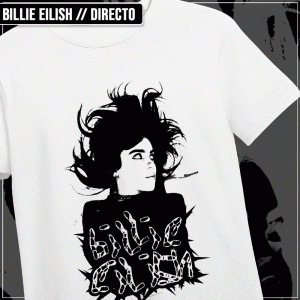 Remera "Billie Eilish: Directo"