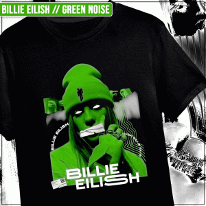 Remera "Billie Eilish: Green Noise"