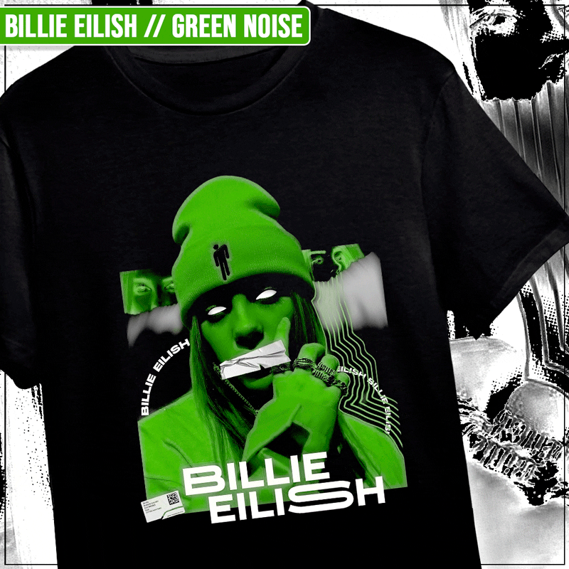 Remera "Billie Eilish: Green Noise"