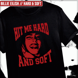 Remera "Billie Eilish: Hard & Soft"