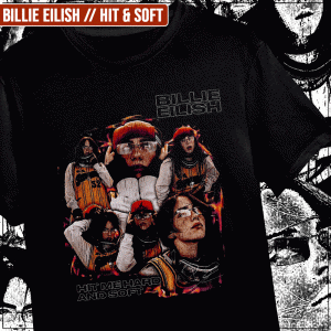 Remera "Billie Eilish: Hit & Soft"