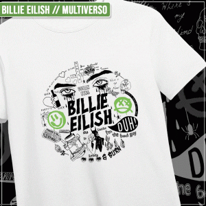Remera "Billie Eilish: Multiverso"