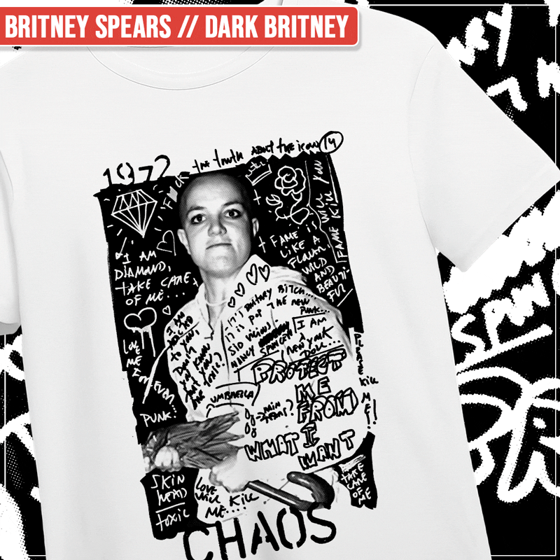 Remera "Britney Spears: Dark Britney"
