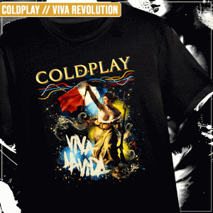 Remera "Coldpaly: Viva Revolution"