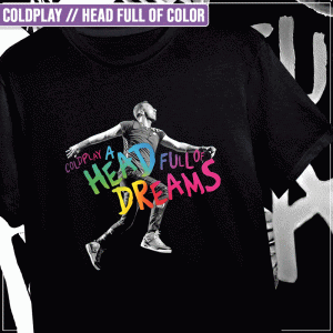 Remera "Coldplay: Head Full of Color"