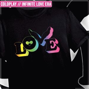 Remera "Coldplay: Infinite Love Era"