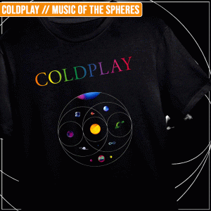 Remera "Coldplay: Music of the Spheres"