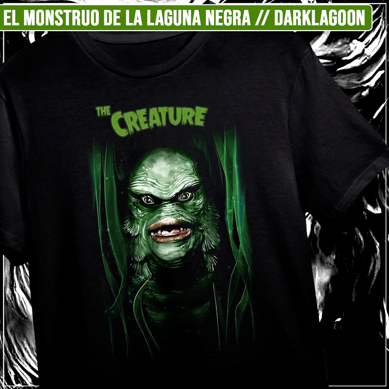 Remera "El monstruo de la Laguna Negra: DarkLagoon"