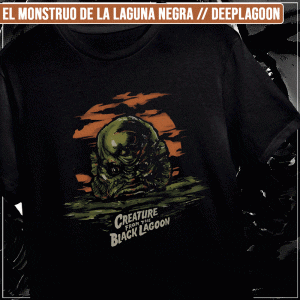 Remera "El monstruo de la Laguna Negra: DeepLagoon"