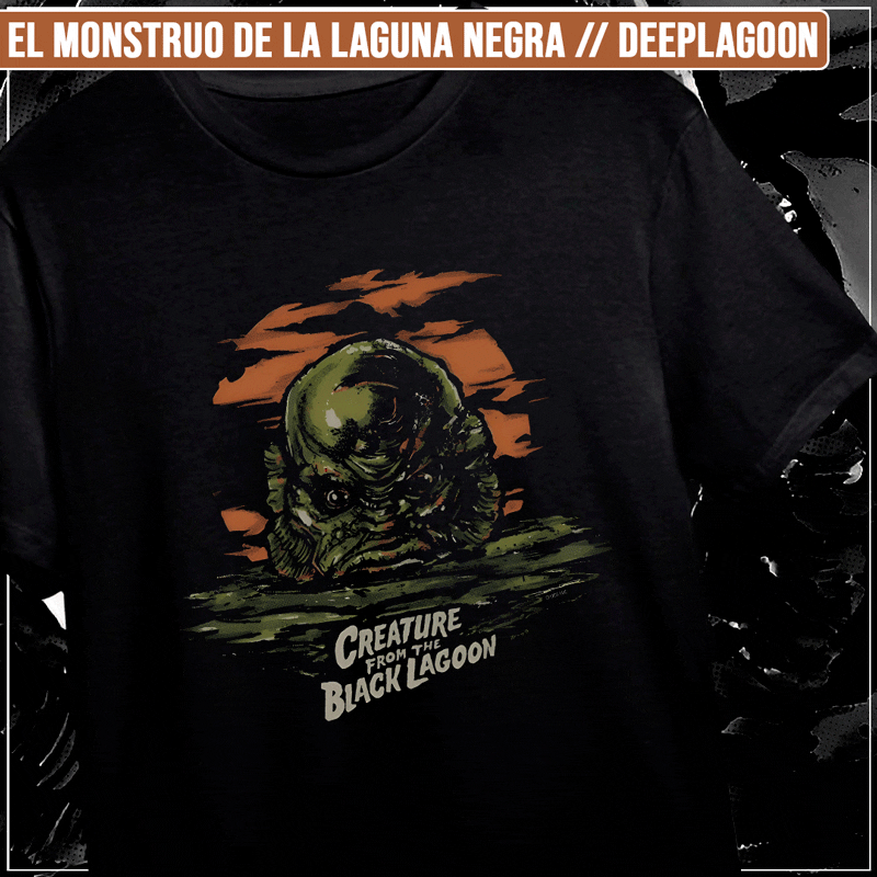Remera "El monstruo de la Laguna Negra: DeepLagoon"