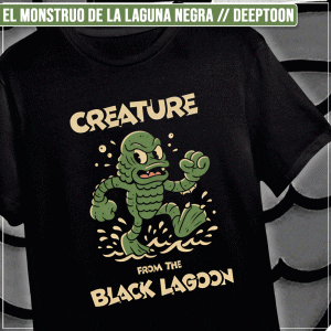 Remera "El monstruo de la Laguna Negra: DeepToon"