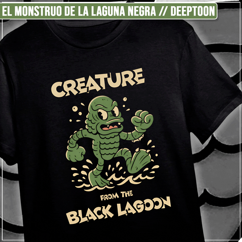 Remera "El monstruo de la Laguna Negra: DeepToon"