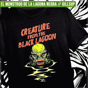 Remera "El monstruo de la Laguna Negra: GillsUp"