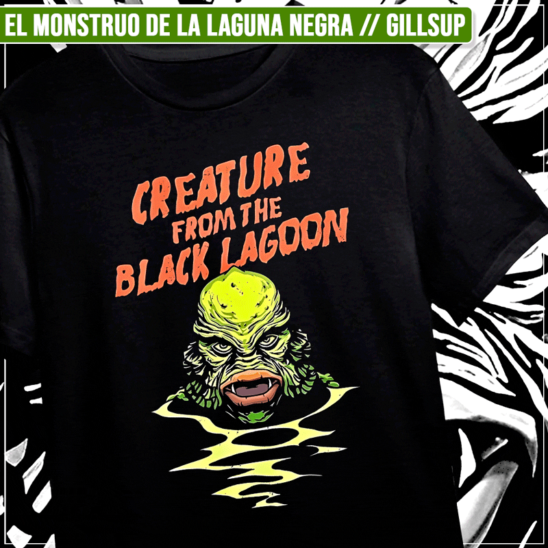 Remera "El monstruo de la Laguna Negra: GillsUp"