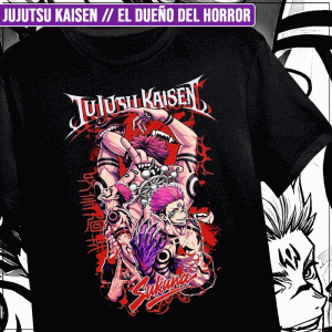 Remera "Jujutsu Kaisen: El Dueño del Horror"