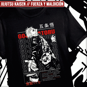 Remera "Jujutsu Kaisen: Fuerza y Maldición"