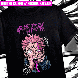 Remera "Jujutsu Kaisen: Sukuna Salvaje"