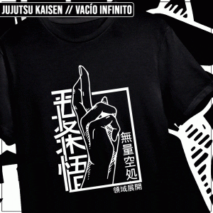 Remera "Jujutsu Kaisen: Vacío Infinito"