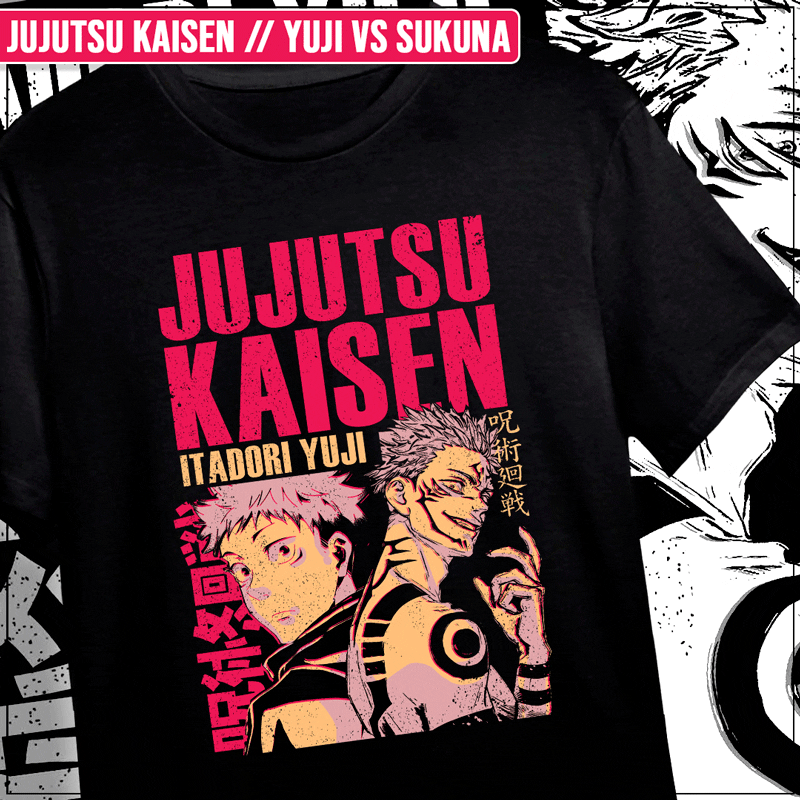 Remera "Jujutsu Kaisen: Yuji vs Sukuna"