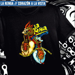 Remera "La Renga: Corazón a la Vista"