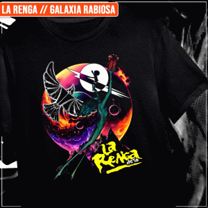 Remera "La Renga: Galaxia Rabiosa"