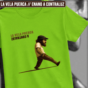 Remera "La Vela Puerca // Enano a contraluz"