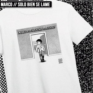 Remera "Marco: Solo bien se lame"