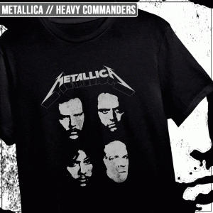 Remera "Metallica: Heavy Commanders"