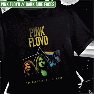Remera "Pink Floyd: Dark Side Faces"