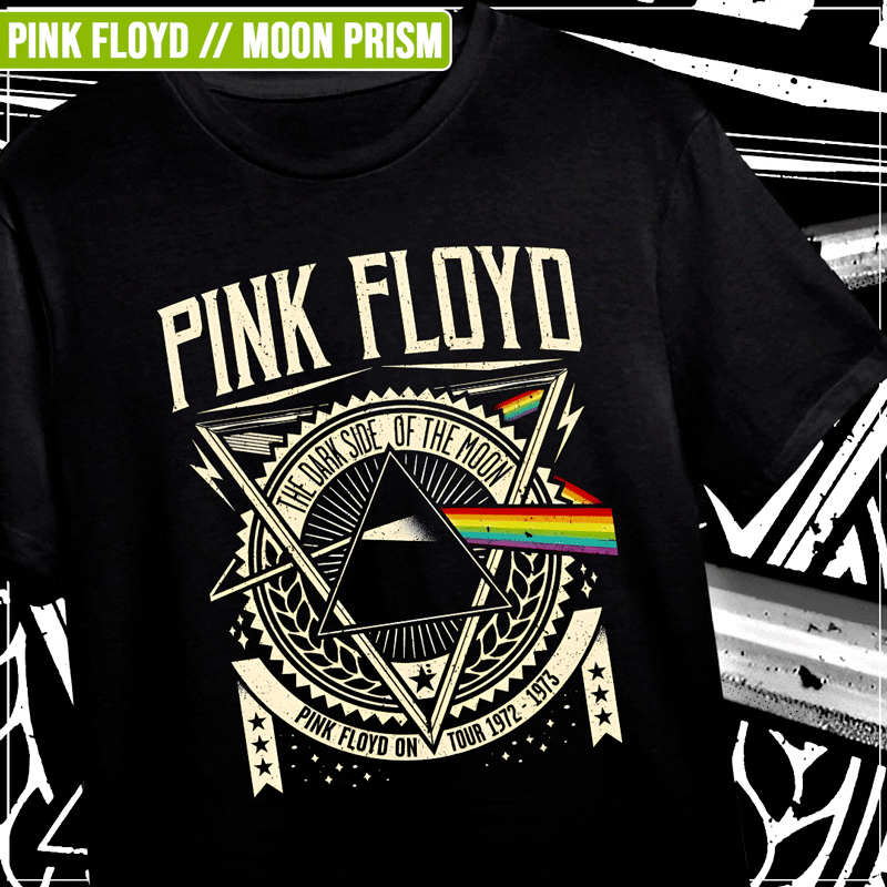Remera "Pink Floyd: Moon Prism"