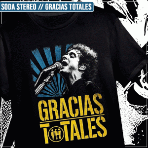 Remera "Soda Stereo: Gracias Totales"