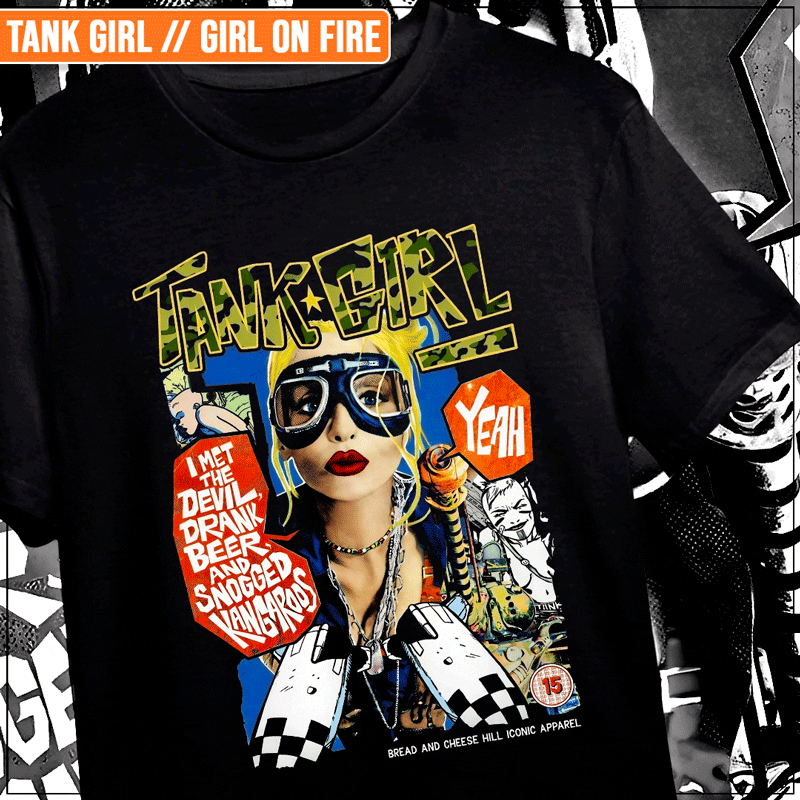Remera "Tank Girl: Girl on Fire"