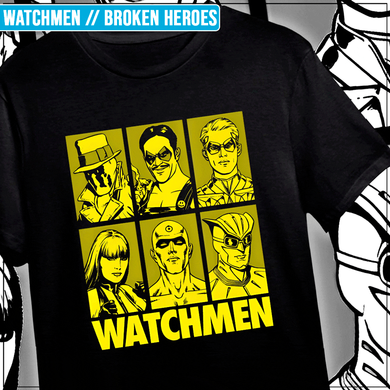 Remera "Watchmen: Broken Heroes"