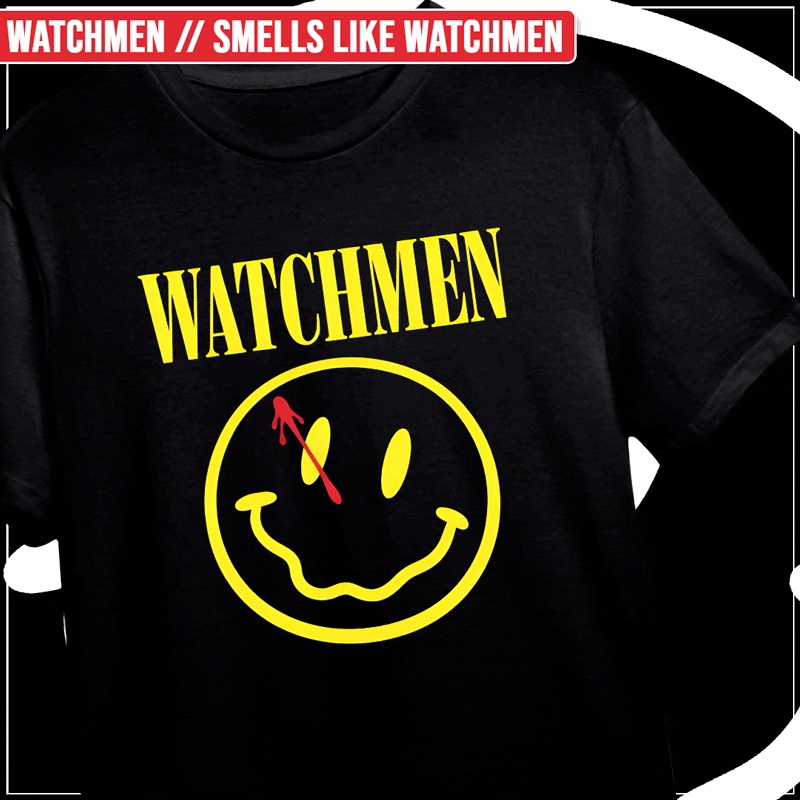 Remera "Watchmen: Smells Like Watchmen"